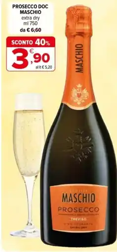 Iperal Prosecco doc MASCHIO extra dry offerta