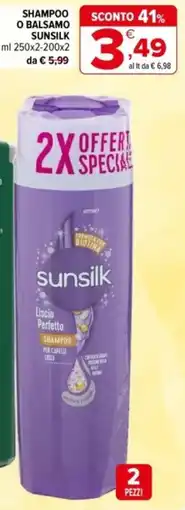 Iperal Shampoo o balsamo SUNSILK offerta