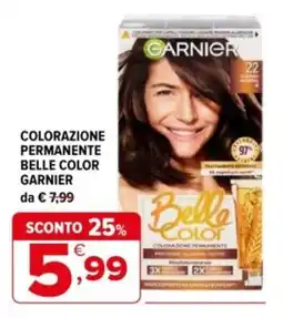 Iperal Colorazione permanente belle color GARNIER offerta