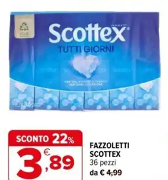 Iperal Fazzoletti SCOTTEX offerta