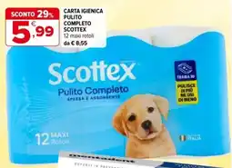 Iperal Carta igienica pulito completo SCOTTEX offerta