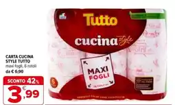 Iperal Carta cucina style TUTTO offerta