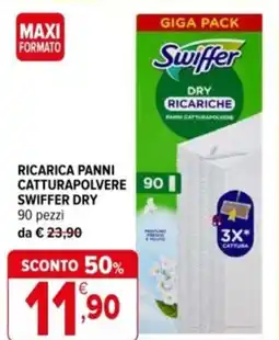 Iperal Ricarica panni catturapolvere SWIFFER DRY offerta
