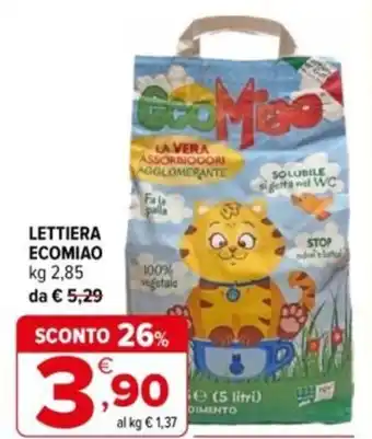 Iperal Lettiera ECOMIAO offerta