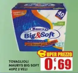 Maury's Tovaglioli maurys big soft offerta