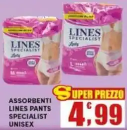 Maury's Assorbenti lines pants specialist unisex offerta