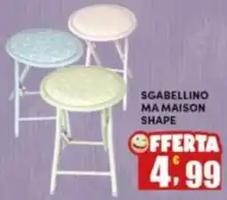 Maury's Sgabellino ma maison shape offerta