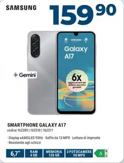 Sinergy SAMSUNG SMARTPHONE GALAXY A17 offerta