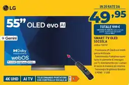 Sinergy LG SMART TV OLED 55C55LA offerta