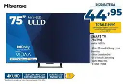 Sinergy Hisense SMART TV 75U79Q offerta