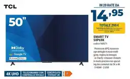 Sinergy TCL SMART TV 50P69K offerta