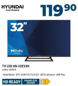 Sinergy HYUNDAI ELECTRONICS TV LED HN-32EV3H offerta