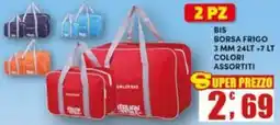 Maury's Bis borsa frigo 3 mm 24lt+7 lt offerta