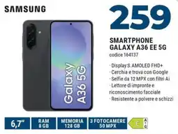 Sinergy SAMSUNG SMARTPHONE GALAXY A36 EE 5G offerta