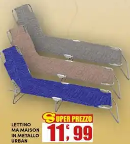 Maury's Lettino ma maison in metallo urban offerta