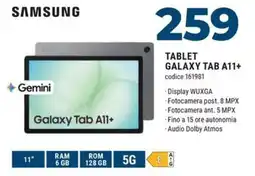 Sinergy SAMSUNG TABLET GALAXY TAB A11+ offerta
