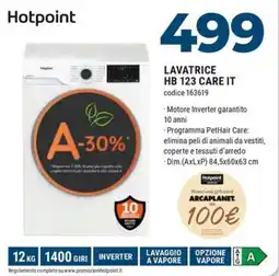 Sinergy Hotpoint LAVATRICE HB 123 CARE IT offerta