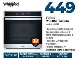 Sinergy Whirlpool FORNO WO141S8PMOSXA offerta