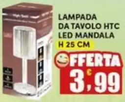 Maury's Lampada da tavolo htc led mandala h 25 cm offerta