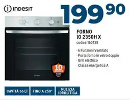 Sinergy INDESIT FORNO IO 230H X offerta
