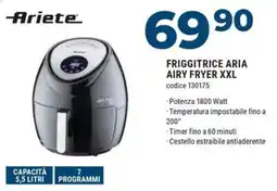 Sinergy Ariete friggitrice aria airy fryer xxl offerta