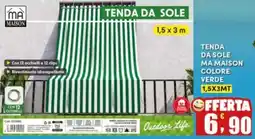 Maury's Tenda da sole ma maison colore verde 1,5x3mt offerta