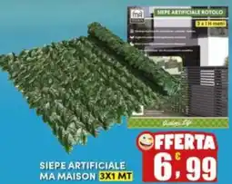 Maury's Siepe artificiale ma maison 3x1 mt offerta