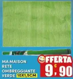 Maury's Ma maison rete ombreggiante verde 10x1,5cm offerta