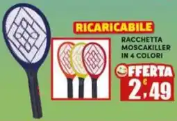 Maury's Racchetta moscakiller in 4 colori offerta