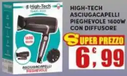 Maury's High-tech asciugacapelli pieghevole 1600w con diffusore offerta