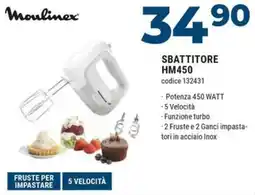 Sinergy Moulinex sbattitore HM450 offerta