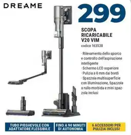 Sinergy Dreame scopa ricaricabile V20 vim offerta