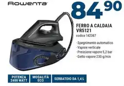 Sinergy Rowenta ferro a caldaia VR5121 offerta