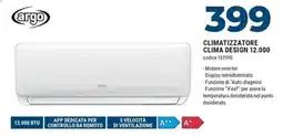 Sinergy Argo climatizzatore clima design 12.000 offerta