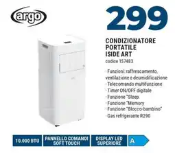 Sinergy Argo condizionatore portatile iside art offerta