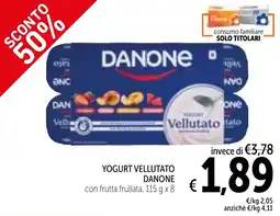Spazio Conad Yogurt vellutato DANONE offerta