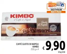 Spazio Conad Caffè gusto di napoli KIMBO offerta
