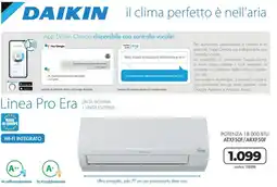 Sinergy DAIKIN POTENZA 18.000 BTU ATXF50F/ARXF50F offerta
