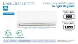 Sinergy DAIKIN POTENZA 9.000 BTU ATXD25A/ARXDA offerta