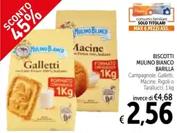 Spazio Conad Biscotti MULINO BIANCO BARILLA offerta