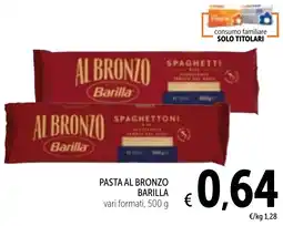Spazio Conad Pasta al bronzo BARILLA offerta