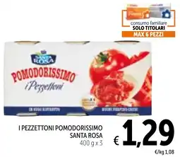 Spazio Conad I pezzettoni pomodorissimo SANTA ROSA offerta