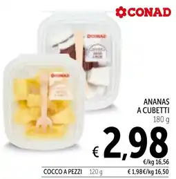 Spazio Conad Ananas a cubetti CONAD offerta
