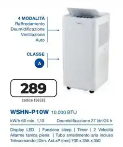 Sinergy HYUNDAI WSHN-P10W 10.000 BTU offerta