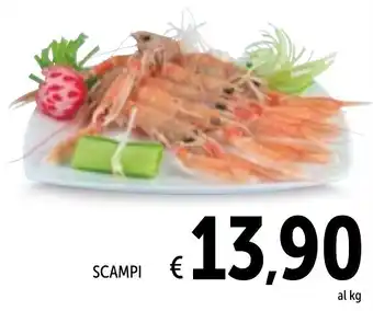 Spazio Conad Scampi offerta