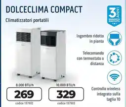 Sinergy OLIMPIA SPLENDID DOLCECLIMA COMPACT 8.000 BTU/h offerta