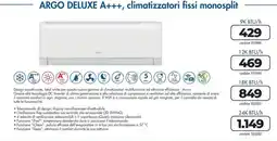 Sinergy Argo deluxe a+++, climatizzatori fissi monosplit 9K BTU/h offerta