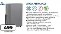Sinergy Argo alpha plus offerta