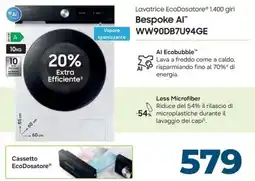 Sinergy SAMSUNG Bespoke Al WW90DB7U94GE offerta