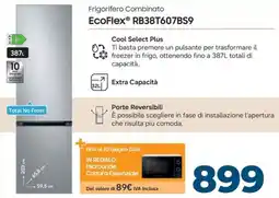 Sinergy SAMSUNG Frigorifero Combinato EcoFlex RB38T607BS9 offerta